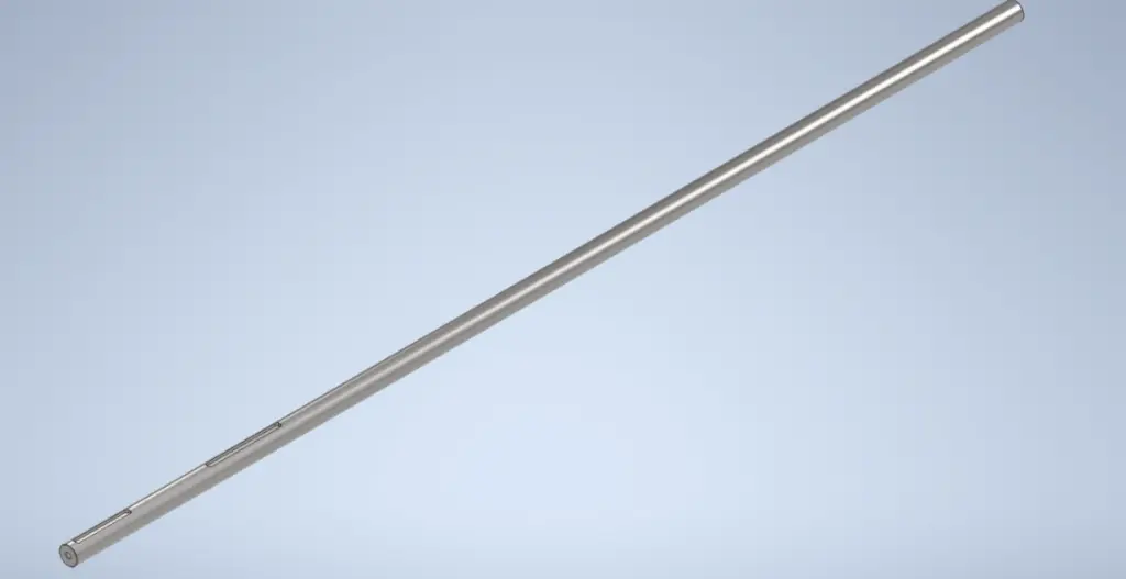 52"L 25mm OD Small Pack Bundler Shaft 