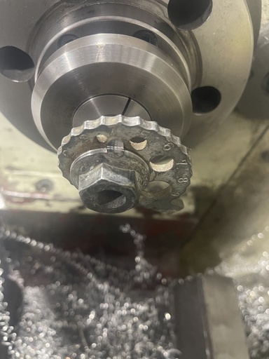 KDX Welded Rear Axle Cam Removal