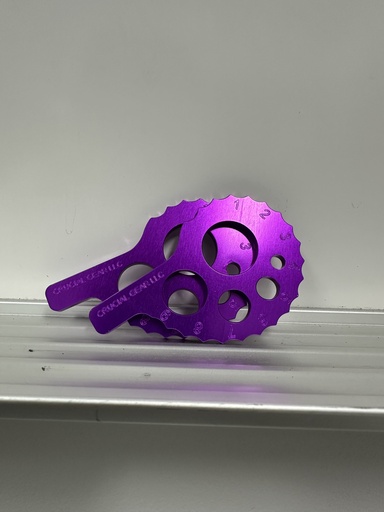 KDX Chain Tensioner Cam Set Purple