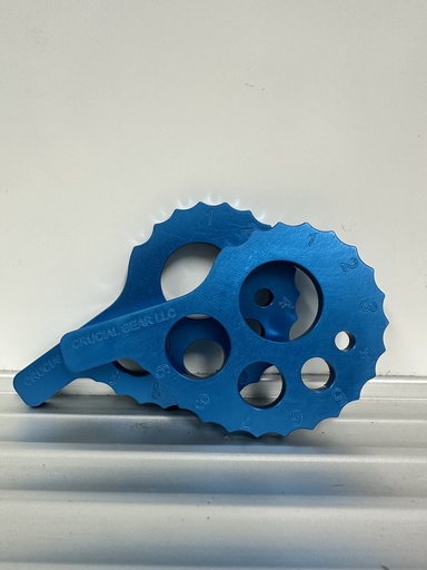 KDX Chain Tensioner Cam Set Blue