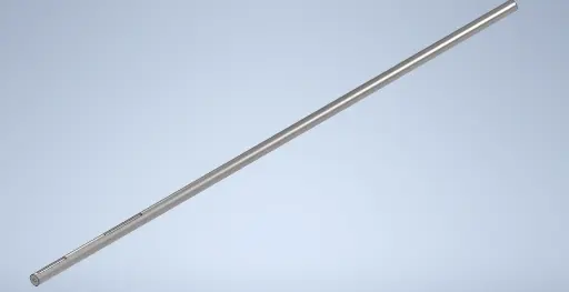 52"L 25mm OD Small Pack Bundler Shaft 